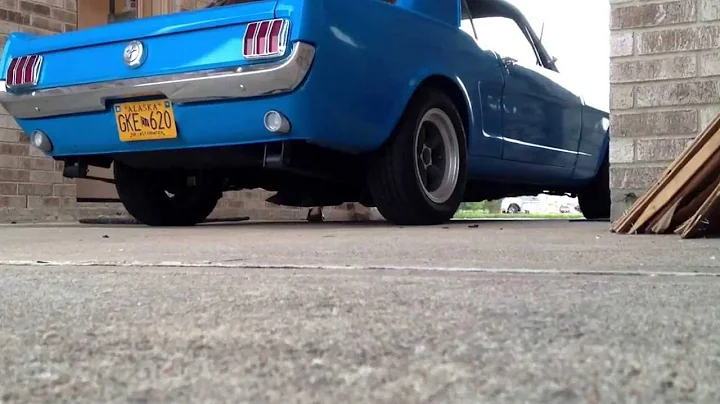 65 mustang, summit street strip mufflers
