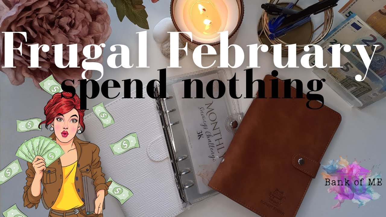 Frugal February Savings | Cash stuffing EUR 195 | 2026 Saving Goals