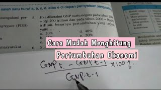 Cara Menghitung Pertumbuhan Ekonomi || Baik Dari GDP/ GNP