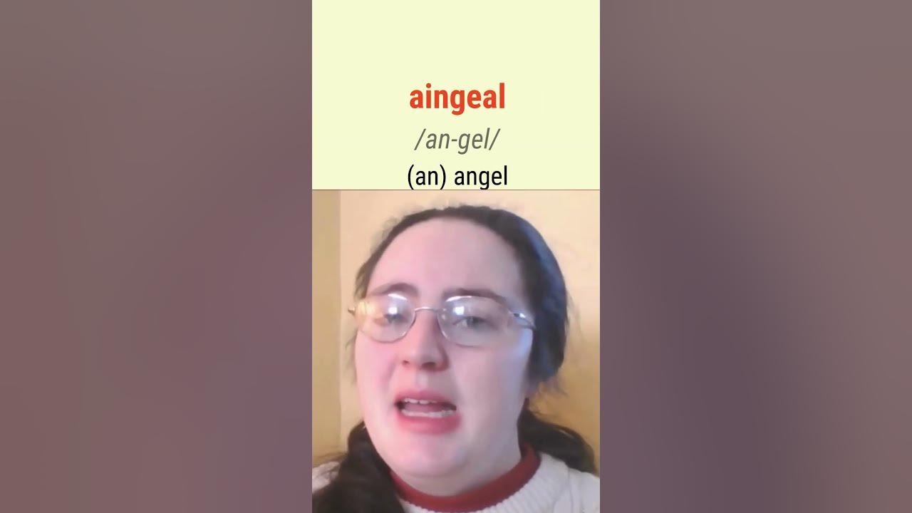 how-to-say-angel-in-irish-bitesizeirish-youtube