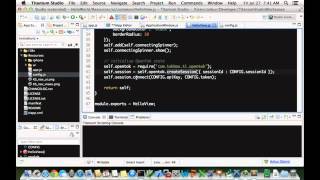 Titanium Hello World Tutorial clip3