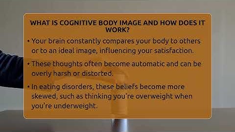 What Is Cognitive Body Image And How Does It Work? - Inside Body Image