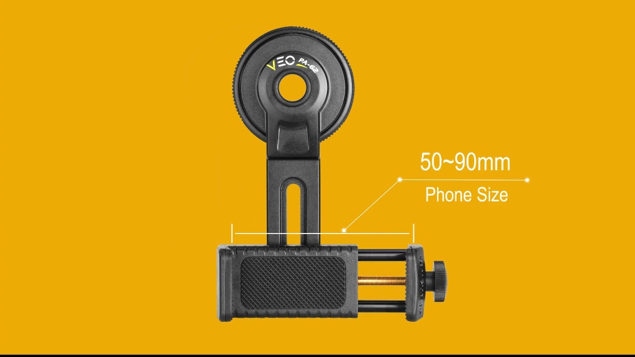 Veo PA-65 - Adaptador de móvil para telecospios/prismáticos