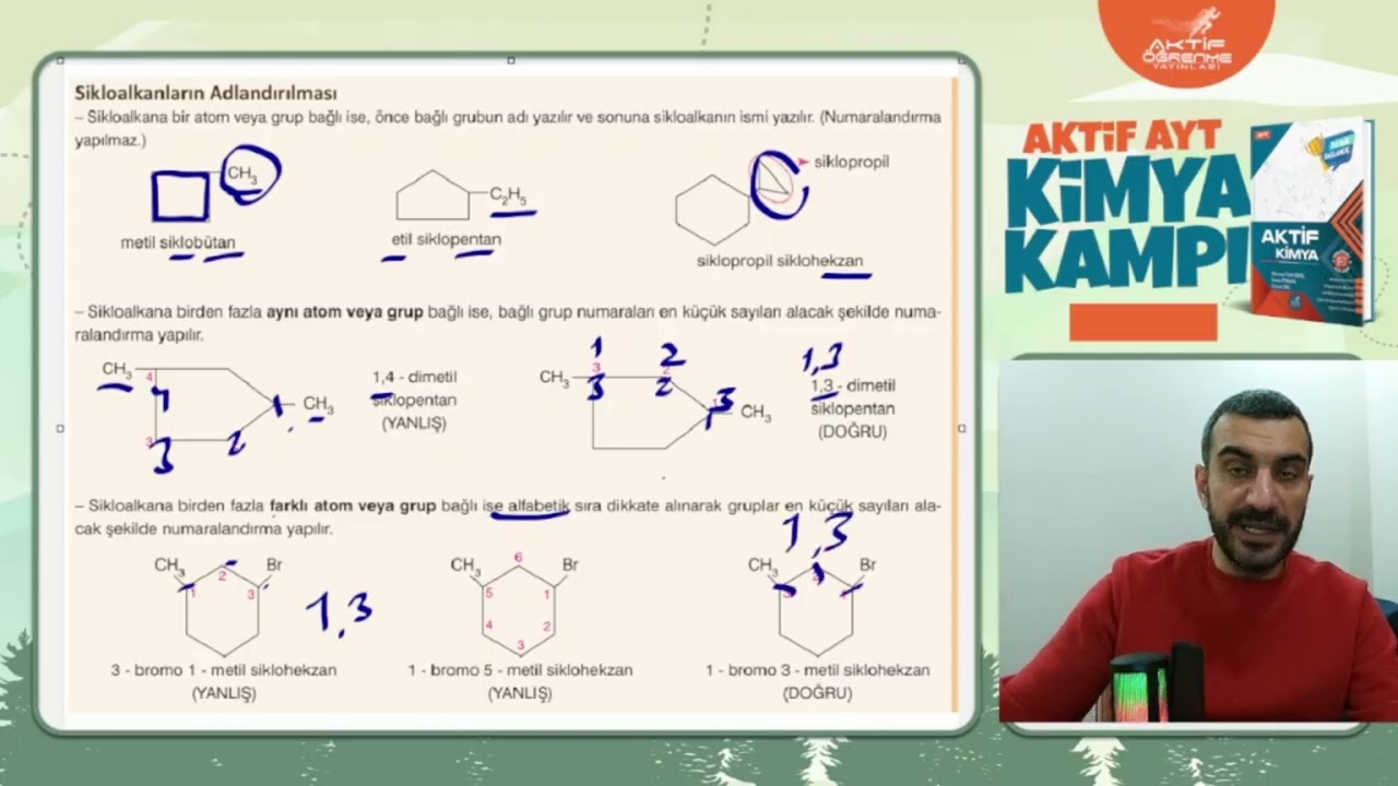 40Günde AYT Kimya kampı 31.gün Aktif Kimya 10. Ünite Alkanlarda yaygın adlandırma (İzo neo ) primer