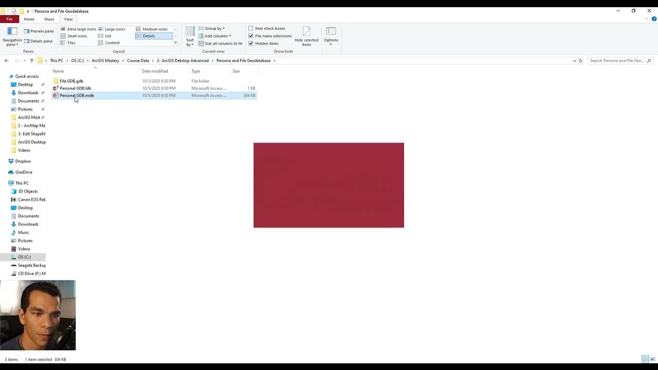 ArcMap Personal vs File Geodatabase learn the difference ArcGIS