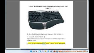 Download Microsoft Natural Ergonomic Keyboard 4000 Drivers screenshot 4
