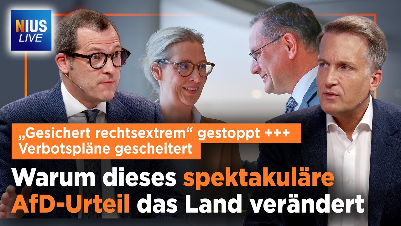 AfD-Sieg vor Gericht: Gericht zerlegt Verfassungsschutz-Gutachten | NIUS Live vom 27.02.2026