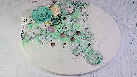 ♫ Mixed Media Altered Canvas For Flying Unicorn (Tutorial)