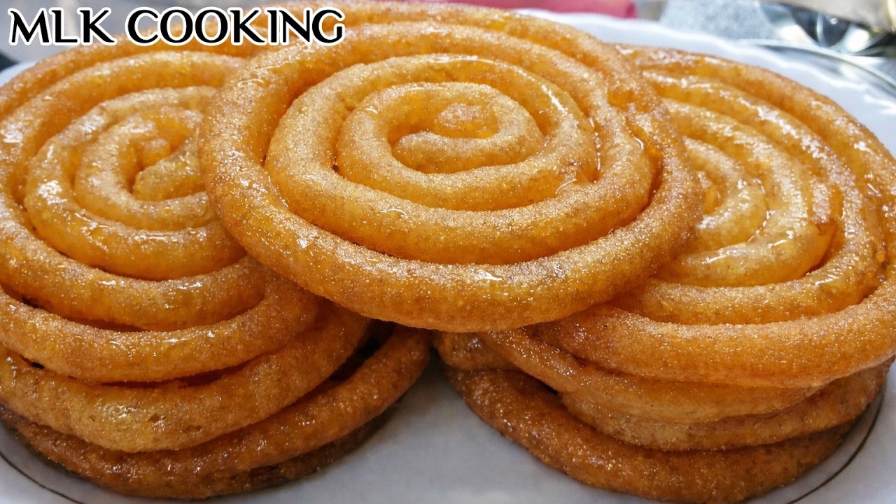 Zlabia Spirals (Sweet and Rich!) | زلابية دائرية رقيقة