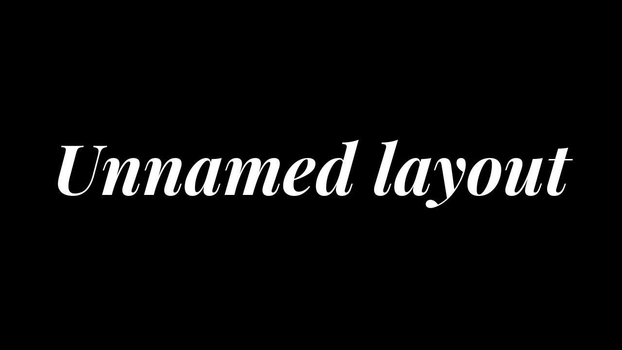 Unnamed layout