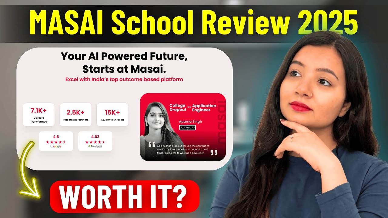 Masai School Review 2025 | India’s Fastest-Growing Career School | 25K+ Students Trained