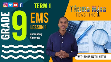 Gr9 EMS | Term 1 Lesson1 | Accounting concepts & calculations