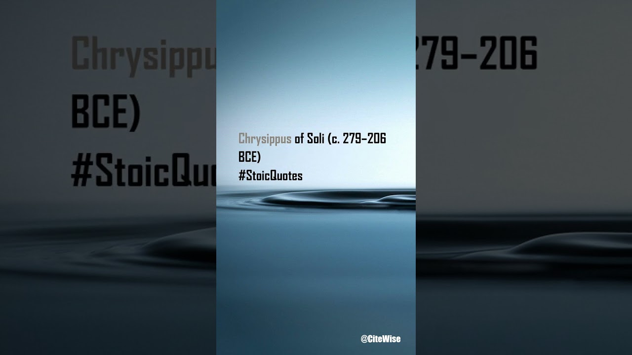 "No evil is honorable: but death is honorable; therefore death is not evil."

Chrysippus of Soli ...