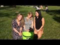 Virginia Gay, Katherine Hicks and Melanie Vallejo do the ice bucket challenge (finally)