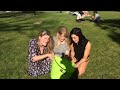 Virginia Gay, Katherine Hicks and Melanie Vallejo do the ice bucket challenge (finally)