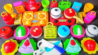 Cute Kitchen Play Set Cooking ASMR|1:23Minutes Satisfying With Unboxing Hello Kitty Pink Kitchen Toy