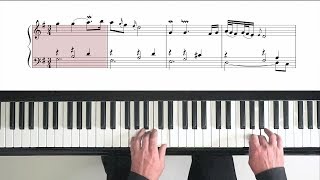 Bach Goldberg Variations “Aria” with Score - P. Barton FEURICH piano