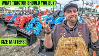 Tractor Regrets!  What Size Tractor Should You Buy? How to Choose the Right Tractor Size