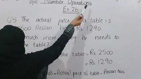 Class 3 Maths Topic:Number Operations Exercise 2b Q5