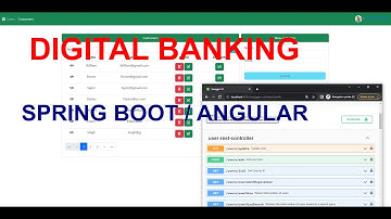 Digital Banking SPRING BOOT(REST API)/ANGULAR. application  Version 1