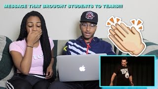 Couple Reacts : The Simple Message That Brought Class to Tears Reaction!!!