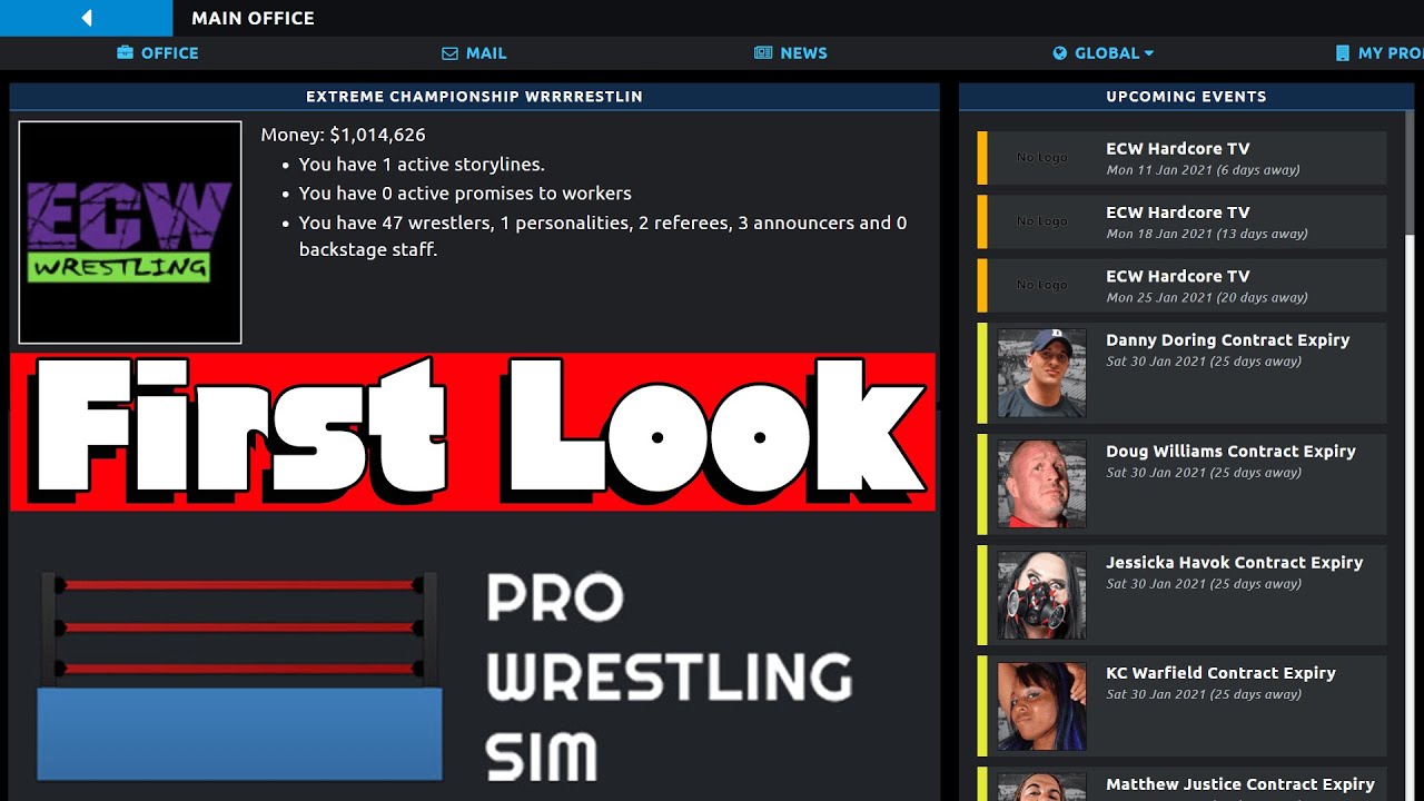 Pro Wrestling Sim Ersteindruck [First Look] YouTube