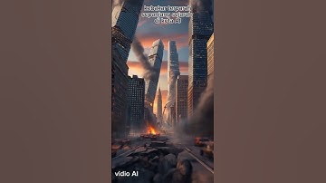 Massive Fire Destroys Buildings in the City – AI Disaster Simulation