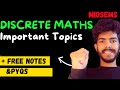 IPU BTech Discrete Mathematics ( DM) – Most Important Topics
