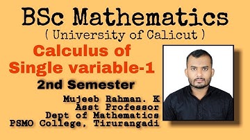 52 area of surfaces of revolution | Second Semester | Calicut university | MTS2B02 | PSMO College