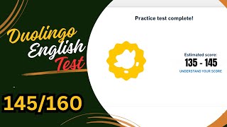 Duolingo English test - C1 score on Duolingo English test practice test