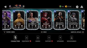 Mortal Kombat Mobile Free Good Account [stolen]