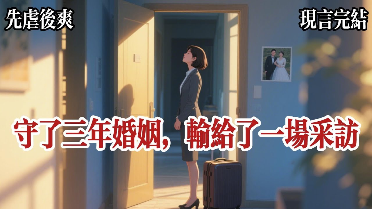 【追妻火葬場】刷到傅行舟專訪那天，我留下離婚協議，搬出空守了三年的家。傅行舟在專訪裏說，他這輩子最問心無愧的，是在生死關頭，保護住他最在乎的人。被他保護的人不是我，是他的白月光沈輕瑤。