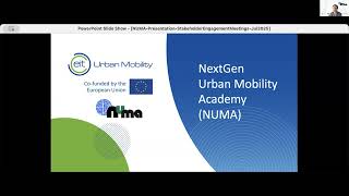 NUMA Webinar1 - "Roadmap to Sustainable Mobility"- Opening & Selen İNAL's "NUMA" Presentation