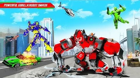 Gorrilla Robot Car - Robot Game - Android GamePlay | Walk through a Game