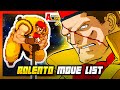 ROLENTO MOVE LIST - Street Fighter Alpha 3 MAX / Street Fighter Zero 3 Double Upper (SFA3)
