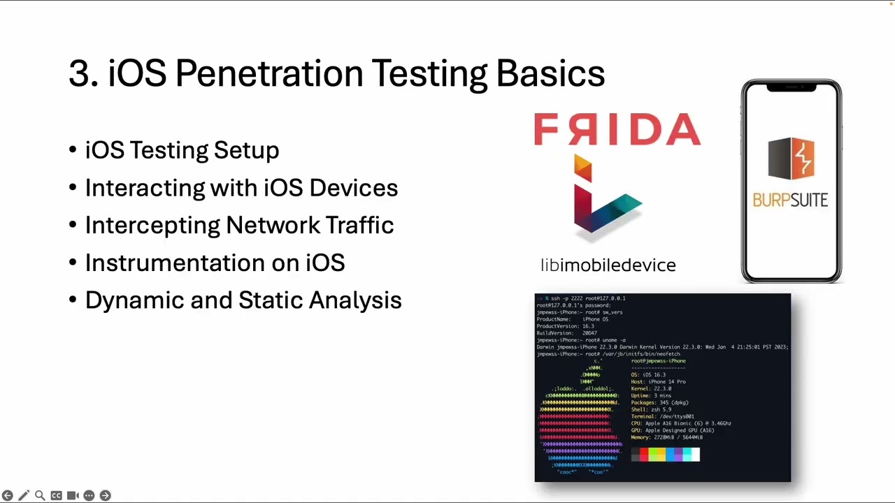 1.2 FREE IOS Pentest Course - Course Structure and Learning Objectives