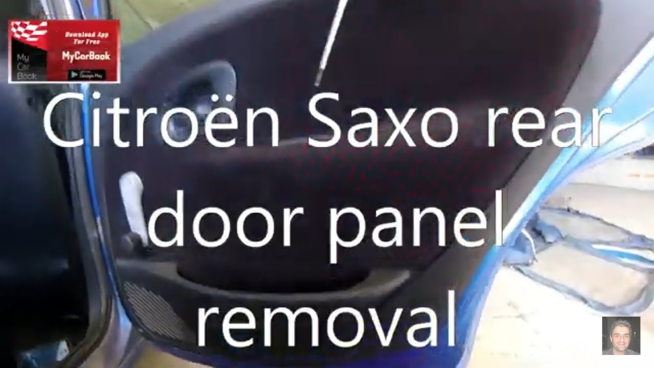 Citroën Saxo rear door panel removal YouTube