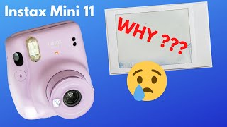 Fujifilm Instax Mini 11 Fix for WHITE BLANK Pictures (لا يتم تطوير الصور)