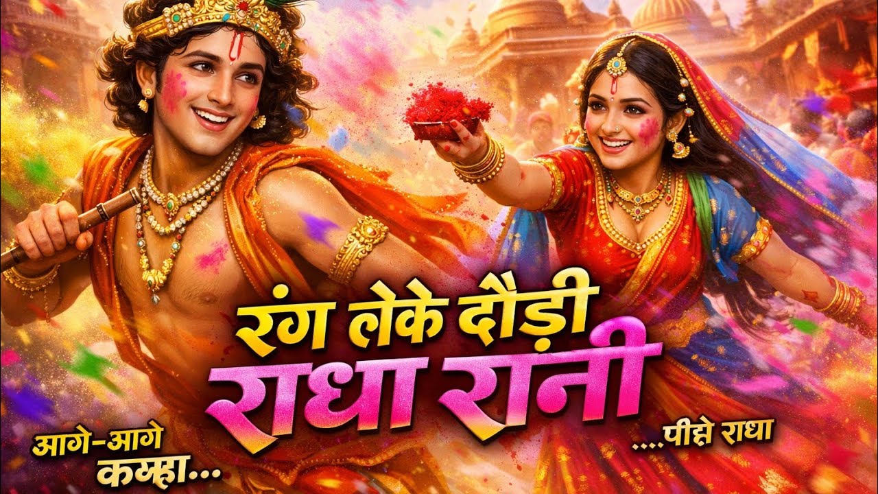 रंग लेके दौड़ी राधा रानी | Rang Leke Daudi Radha Rani | new Holi song 2026 | Kripal Singh Chauhan