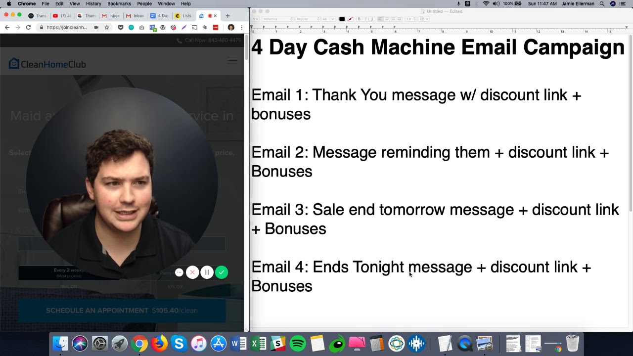 4 Day Cash Machine Email Campaign   Part 1