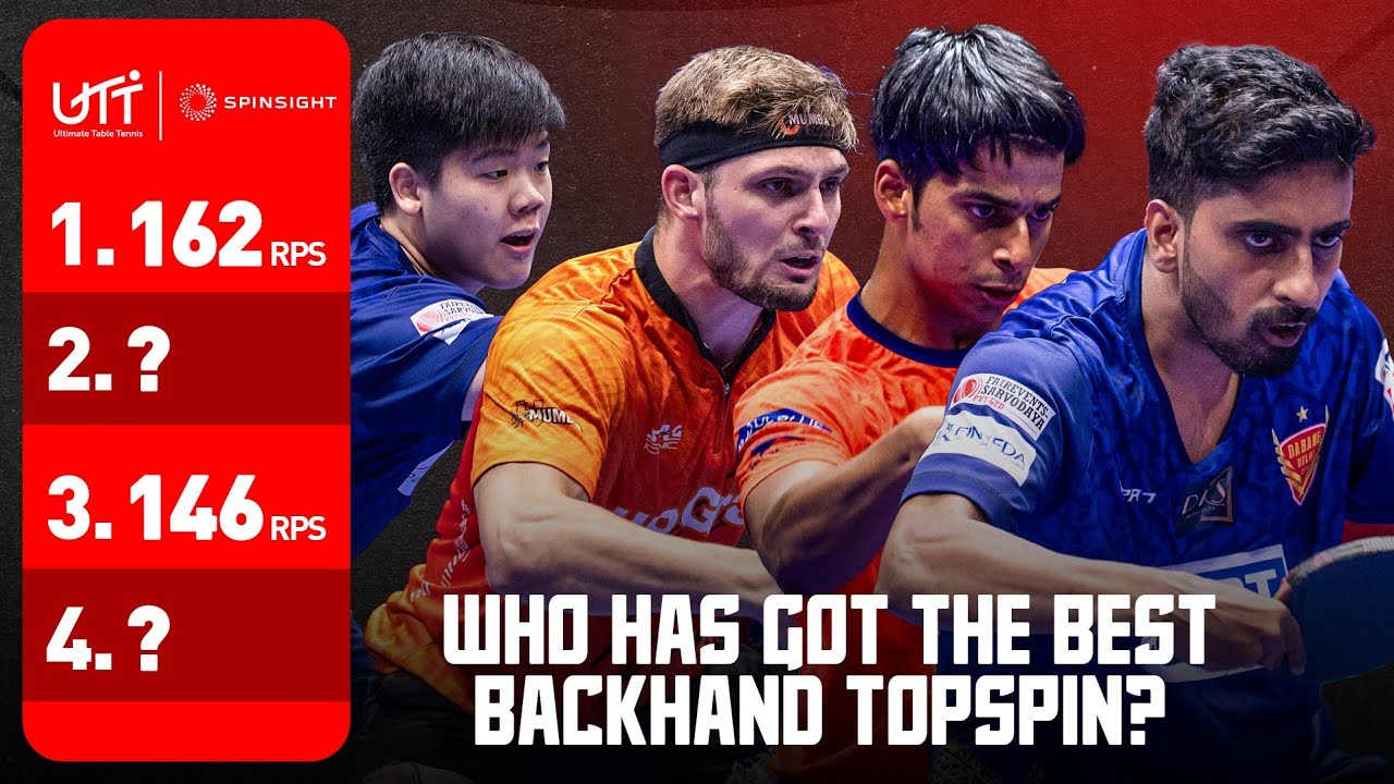 Which UTT star has the best Backhand Topspin? | UTT x @spinsightesndigital9262