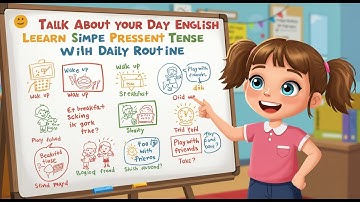 Talk About Your Day in English - Learn Simple Present Tense with Daily Routine