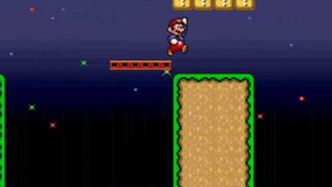 Super Mario Flash Level Editor: Dark Mountains
