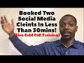 Live Cold Calling-[Get Your First Social Media Marketing Client] SMMA Tips
