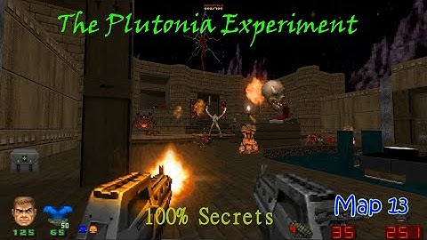 Brutal Doom v22 Test 7a | The Plutonia Experiment | Map 13 Gameplay [100% secrets]