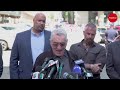 Robert De Niro unleashes on Trump outside hush money trial
