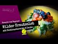 Krautsalat ♥ mit Knoblauchrauke &amp; Lachs