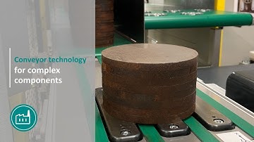 Precise conveyor technology for complex components