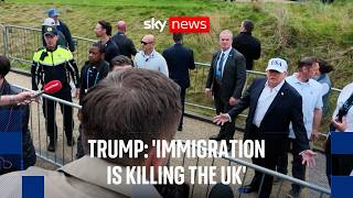 Trump talks up Irish reunification and has stark warning for the UK