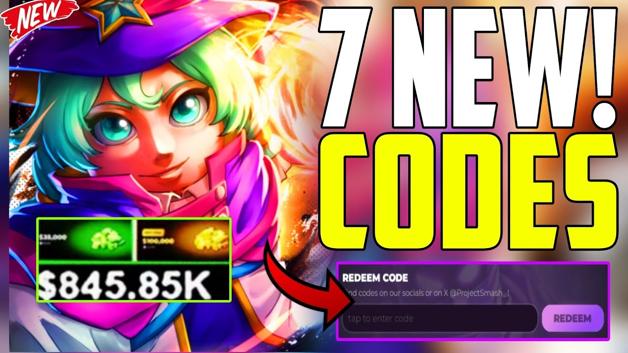 JULY 💥PROJECT SMASH WORKING CODES - PROJECT SMASH CODES 2025 - ROBLOX PROJECT SMASH CODES